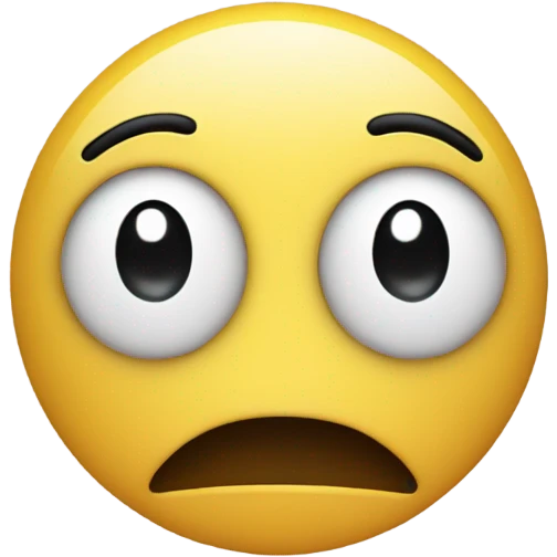 Create an emoji that is happy on one side and sad on the other emoji