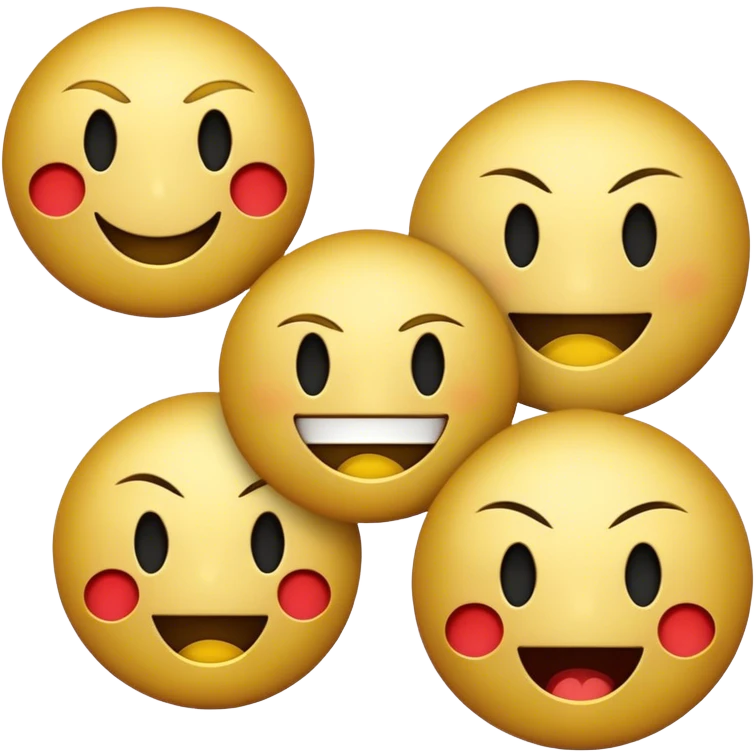 feedback/voucher like a note make it black and gold 3 smiles, angry,happy,okei emoji