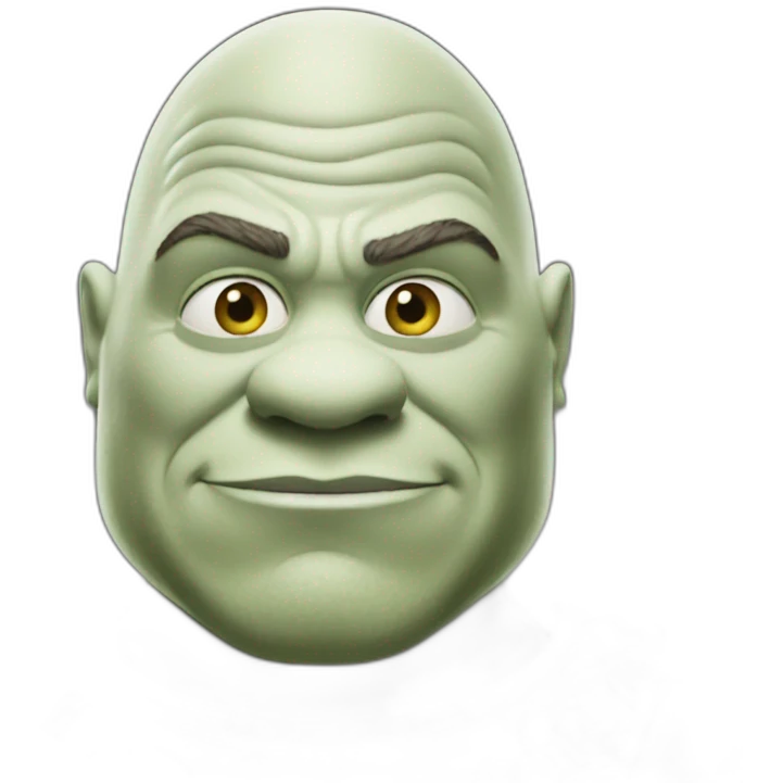 white-shrek emoji