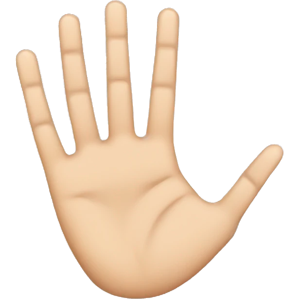 Hand with nails emoji