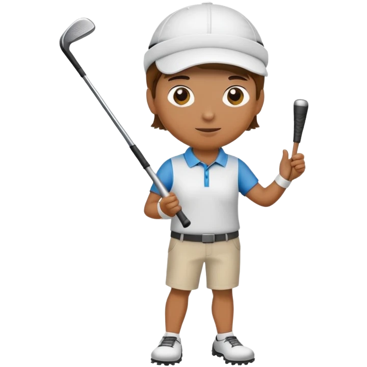 Golfing emoji