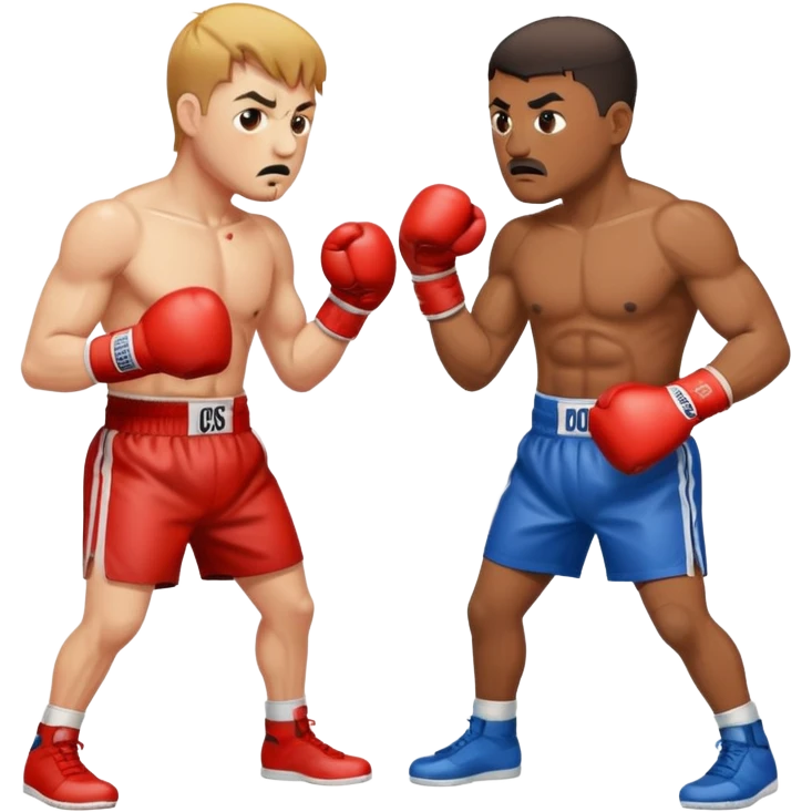 a bloody boxing match emoji