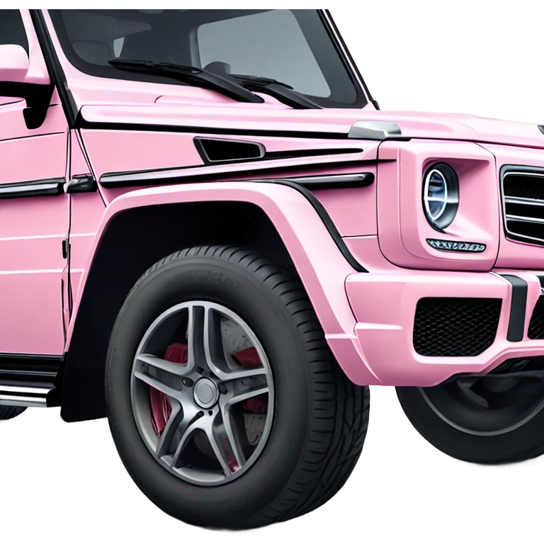 Mercedes-Benz G63 AMG light pink emoji