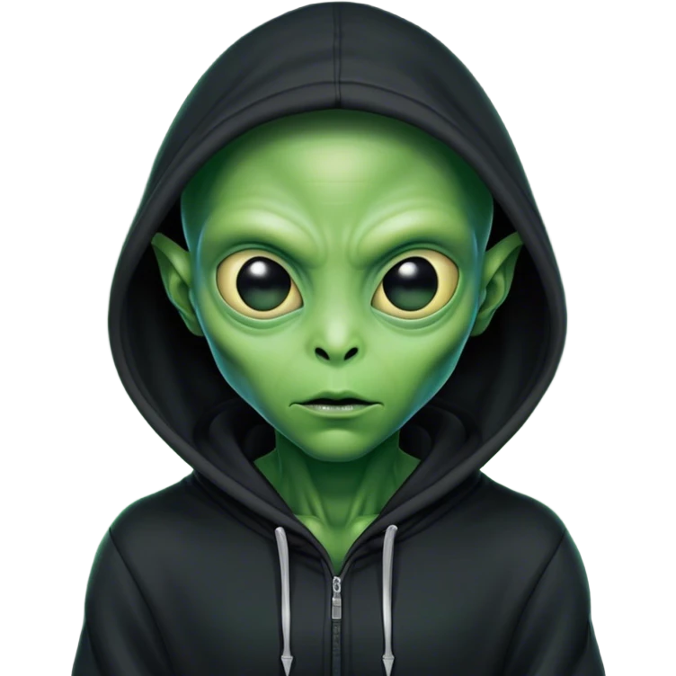alien in a hoodie  emoji