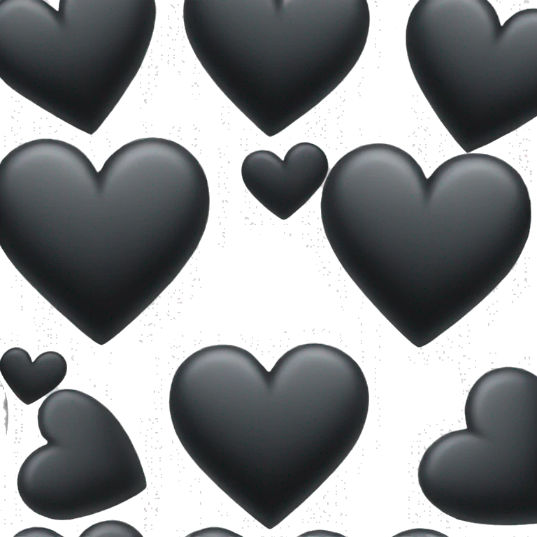 Black heart emoji