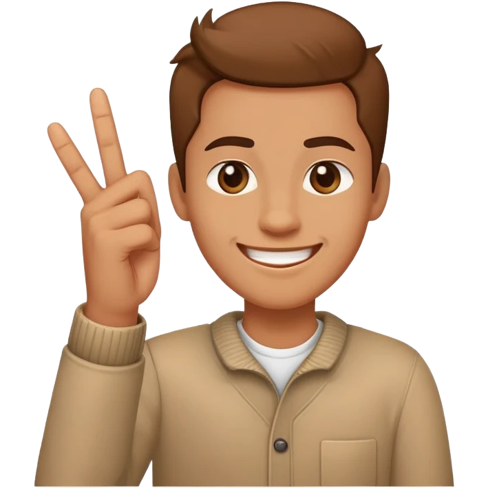uśmiechnięta buzia z środkowym palcem  emoji