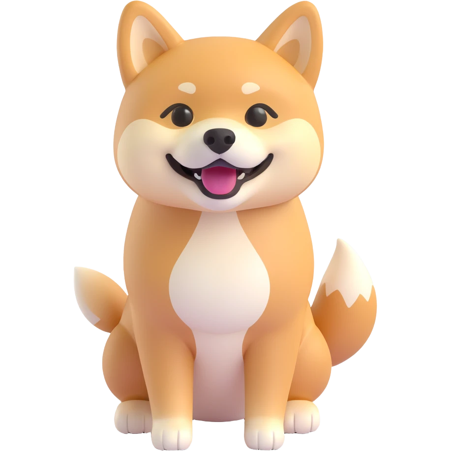 shiba inu happy emoji