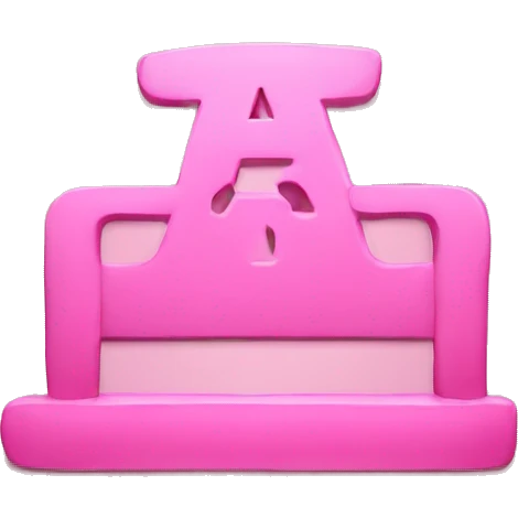 A pink Netflix sign emoji