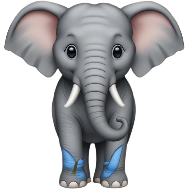 elephant and  adoor emoji