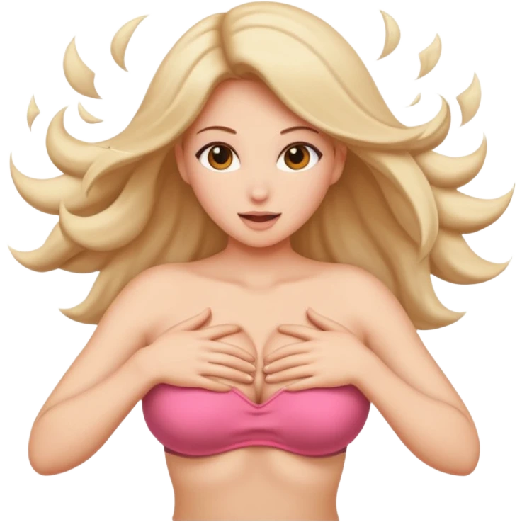 Boobs shaking emoji