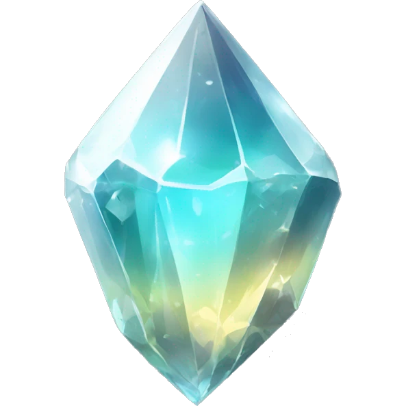 Shiny sparkly crystal gem shard emoji
