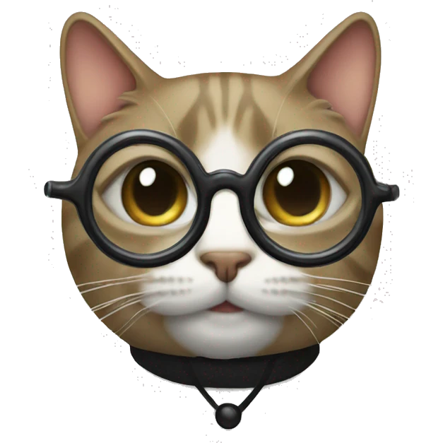 cat with monocle emoji