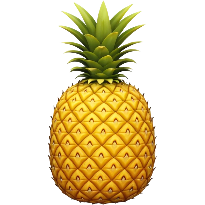 Upside down pineapple with no background.  Flip the pineapple upsided emoji