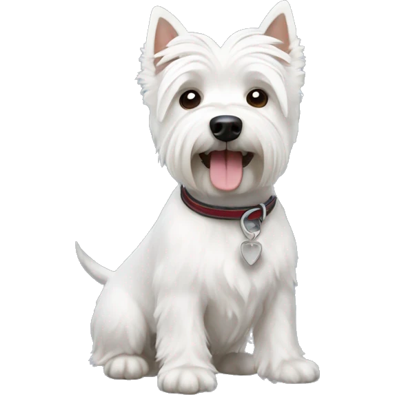 a westie dog emoji