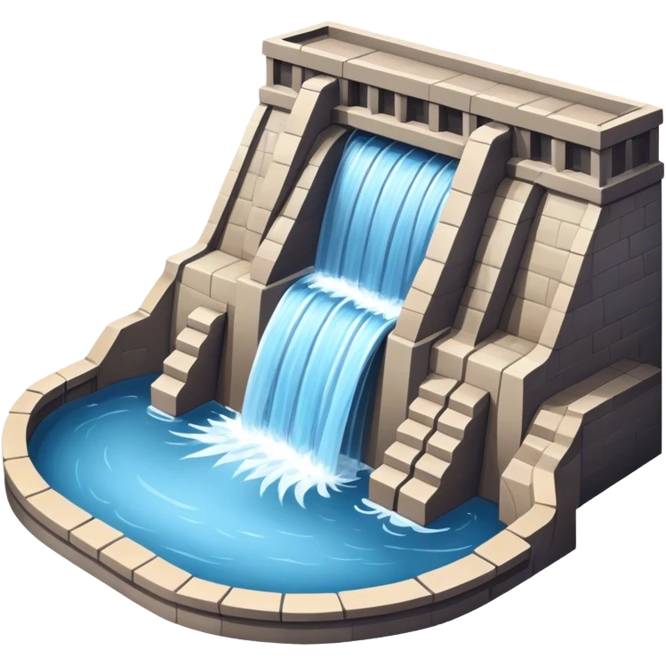 Water dam emoji
