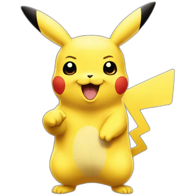 Pikachu doing the thumb up emoji