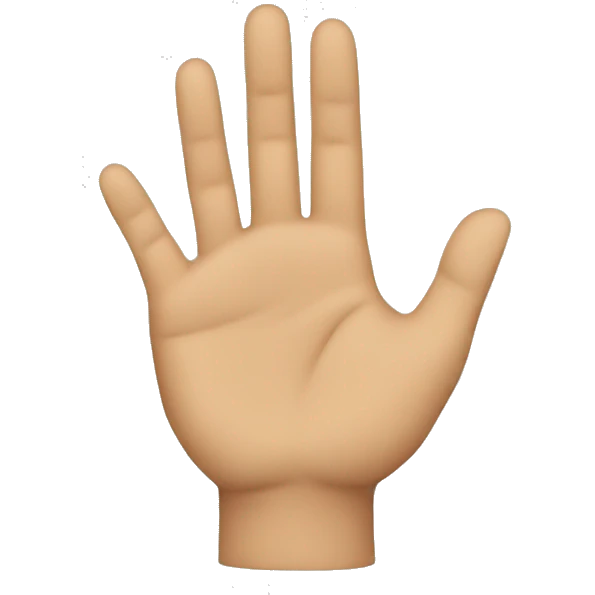 Make a solid “L” with fingers emoji