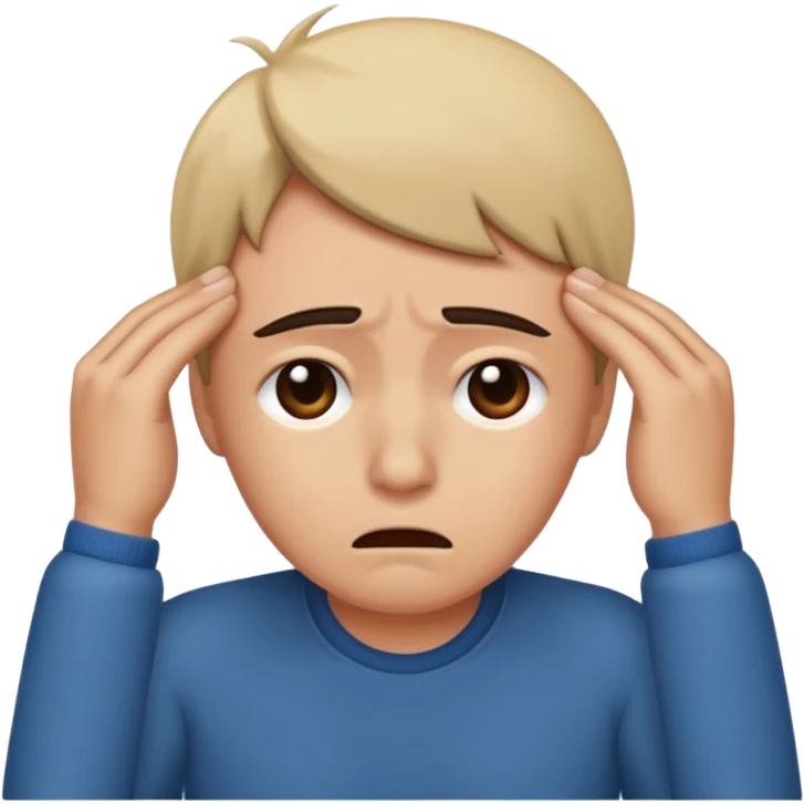 Shaking my head in shame  emoji