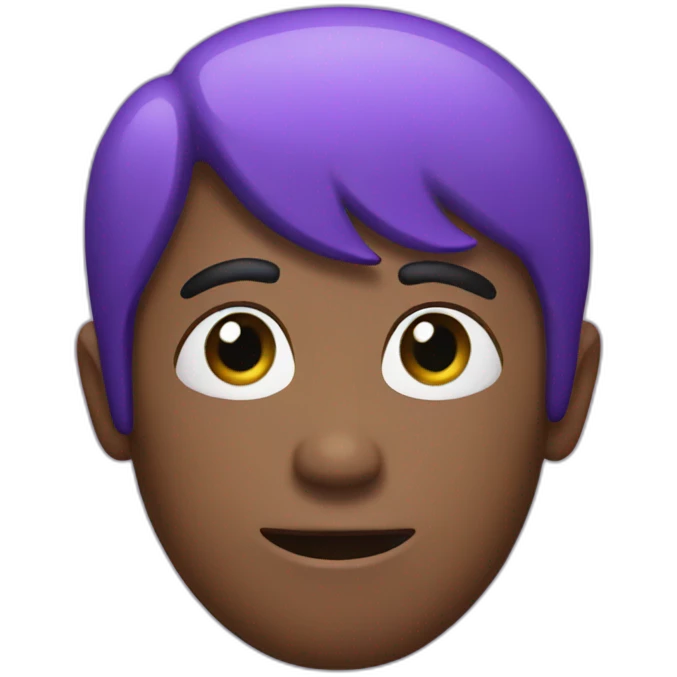 Purple guy emoji