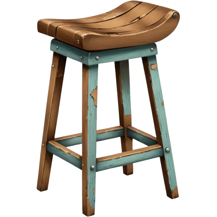 Broken antique bar stool emoji