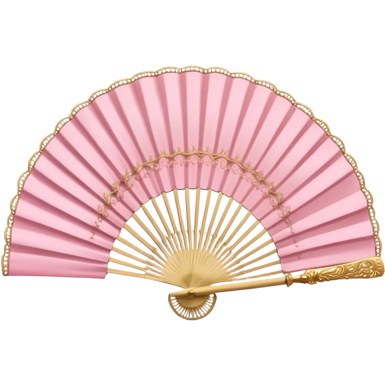 regency pink fan emoji