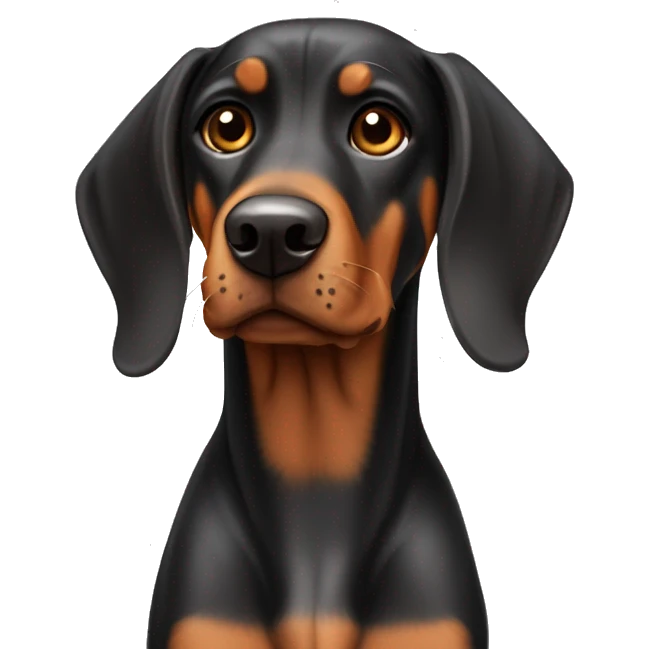 Doberman anda beagle  emoji