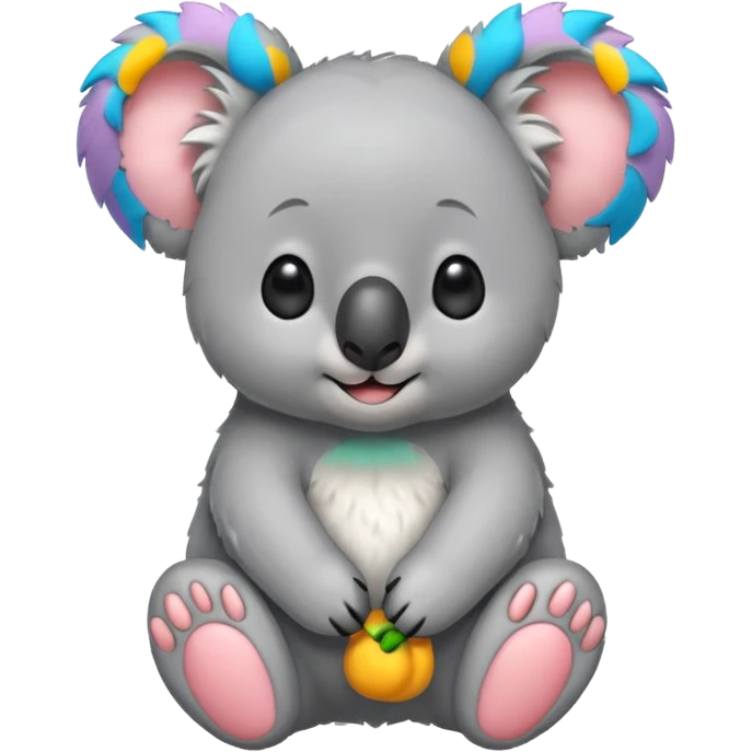 Cute koala move emoji