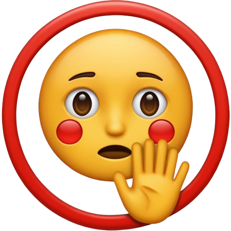 Stop emoji