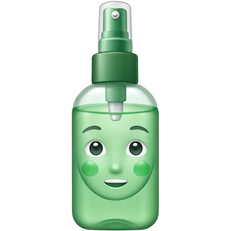 green skincare spray emoji