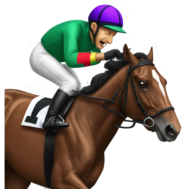 Horse racing emoji