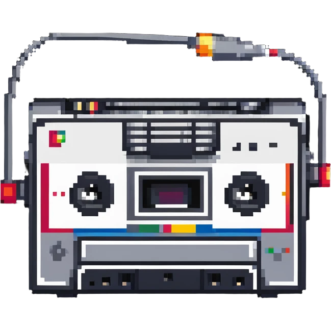 Sony Walkman cassette player from 1990s era emoji