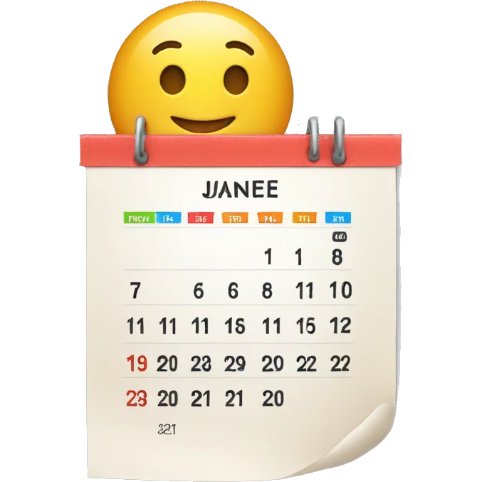 calendar emoji