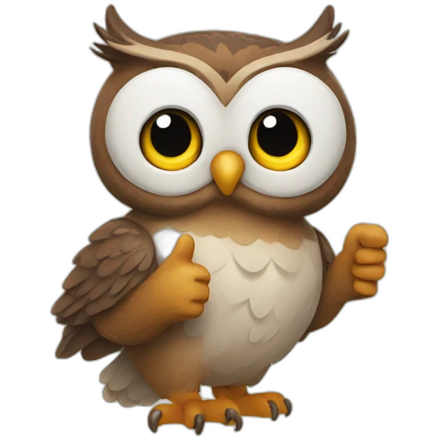 owl thumbsup emoji