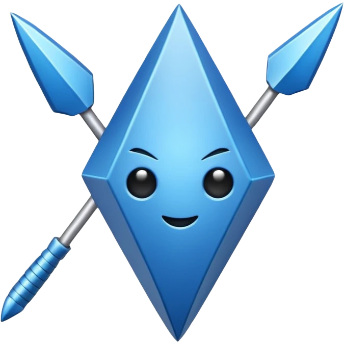 cible fléchette bleu emoji
