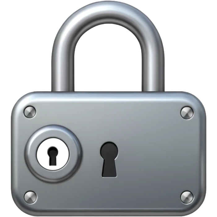 Lock with a passcode emoji