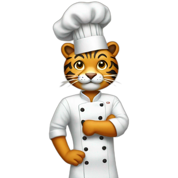 tiger chef emoji