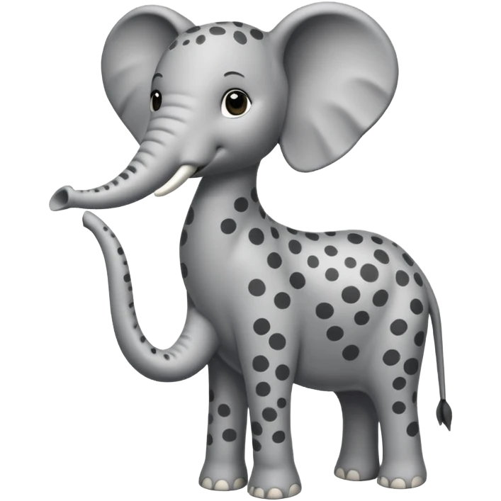 Elephant + giraffe = giraphant emoji