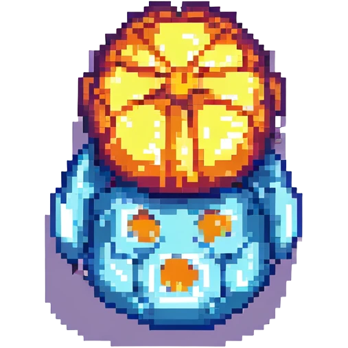 shocking, stylized pixel art style, bold colors emoji