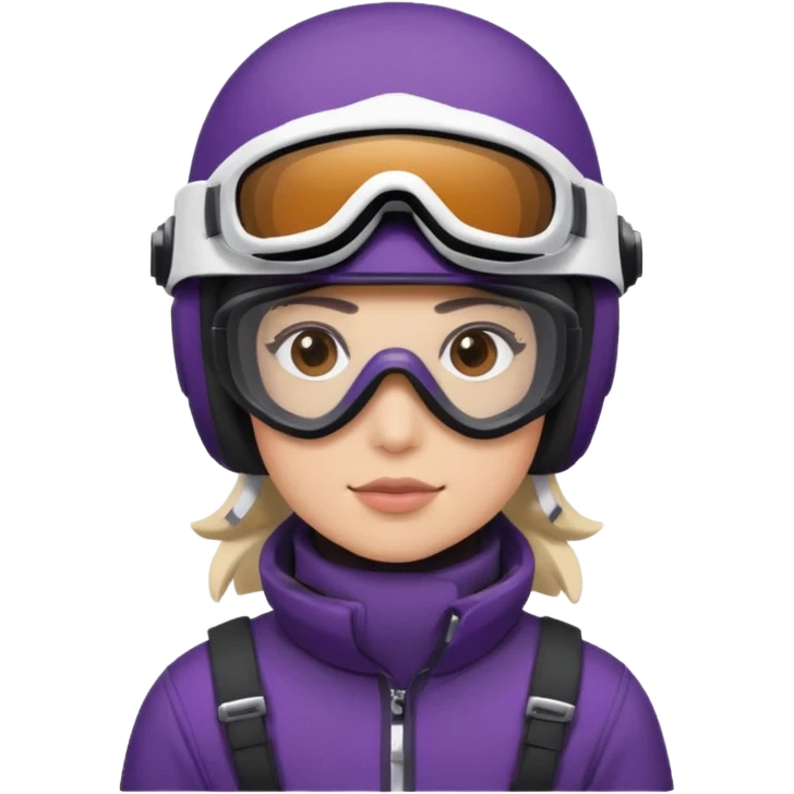 dark purple sled Sitting on dark purple snowmobile goggles and helmet not covering my face brown eyes white skin dark purple formula 1995 snowmobile change sled color dark purple and white not yellow Snowmobile helmet and goggles, not on my face emoji
