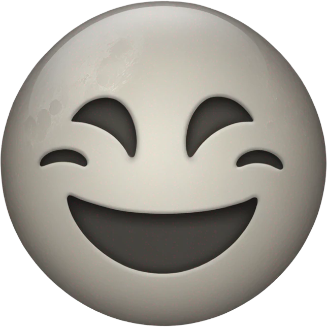 Smiley like a moon emoji