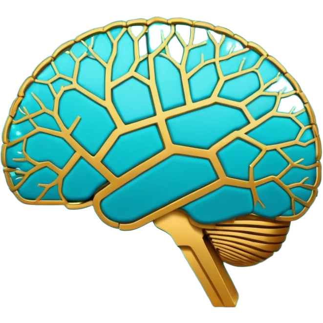 digital brain emoji