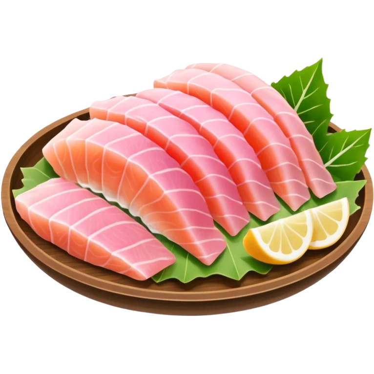 light pink sashimi 1 bite   emoji