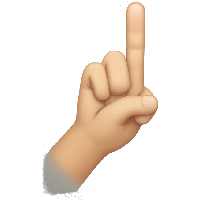 Middle finger side eye emoji  emoji