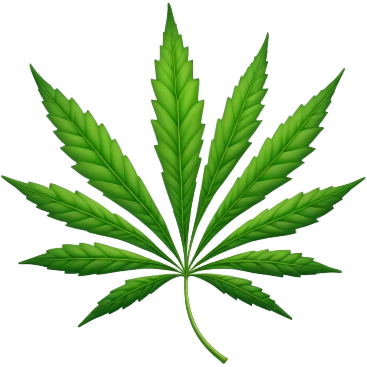 Weed leaf emoji