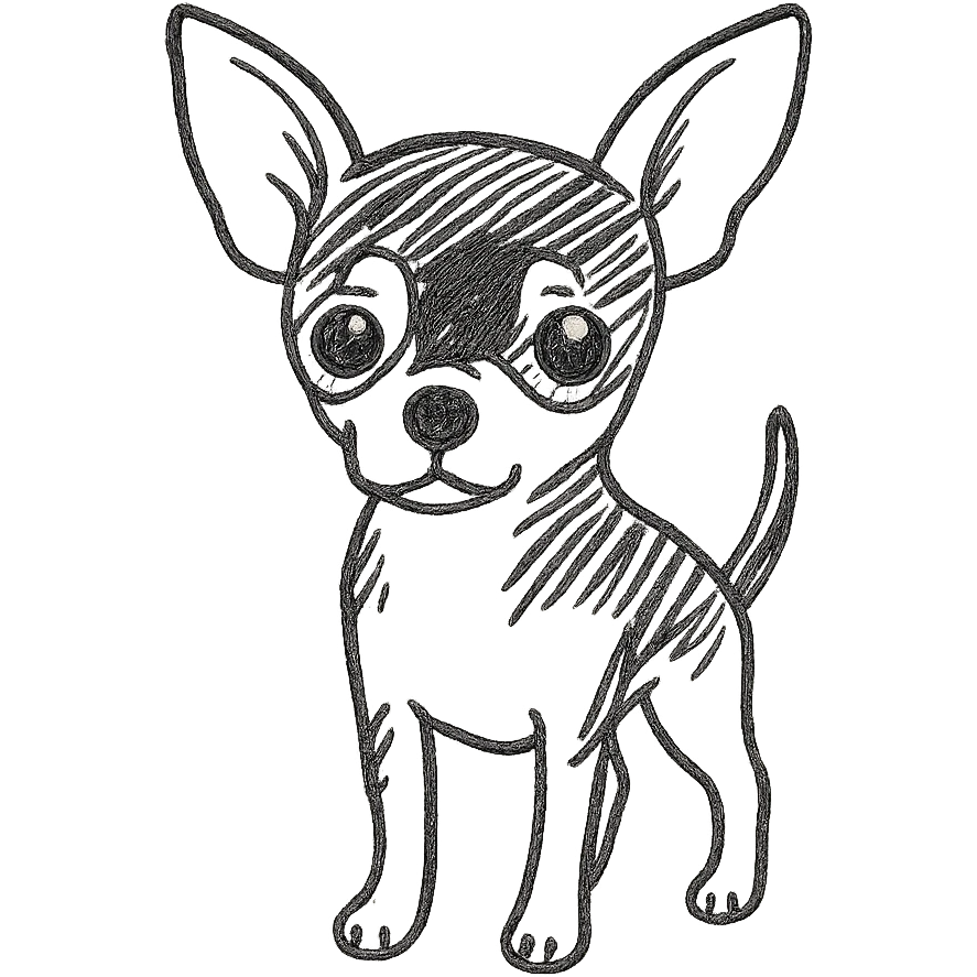 black and tan chihuahua emoji