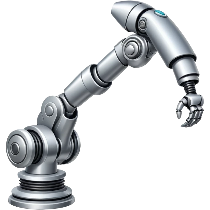 silver robot arm emoji