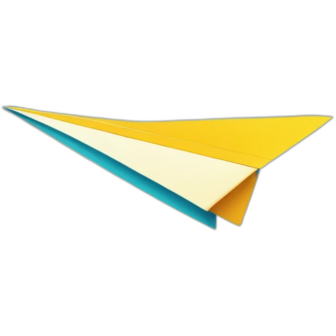 A-Paper-Airplane-in-pop-art-style emoji