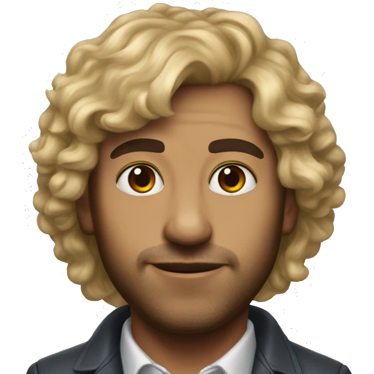 A realistic portrait of Eloy Casagrande emoji