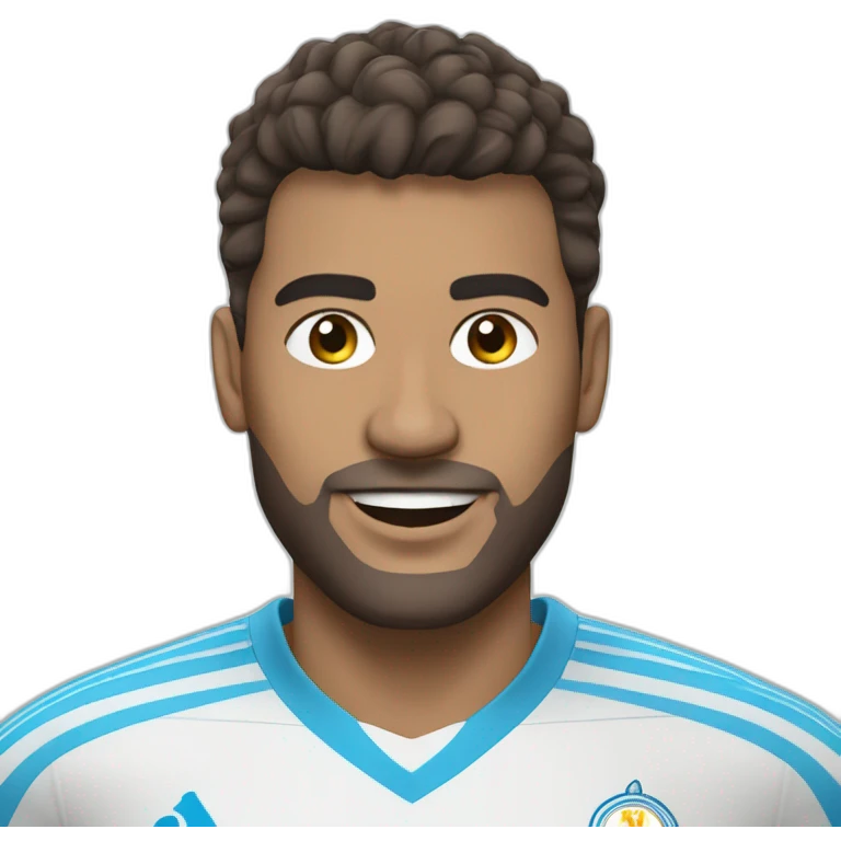 Olympique de Marseille supporter emoji
