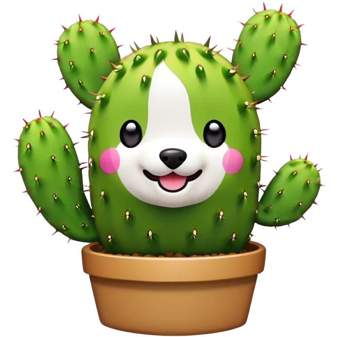 toki doki cactus dog emoji